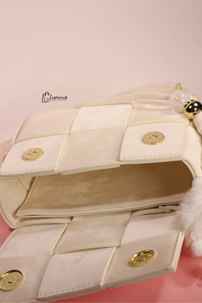 Ivory Woven Bag