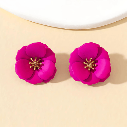 Velvet Petal Earrings
