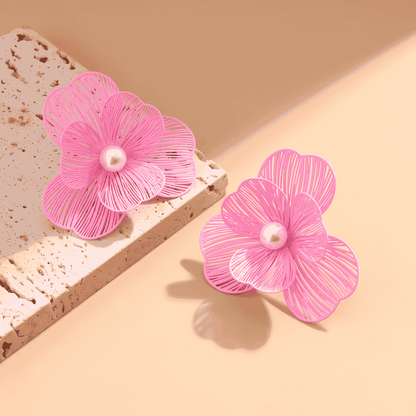 Blush Veil Earrings