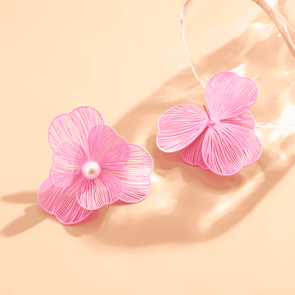 Blush Veil Earrings