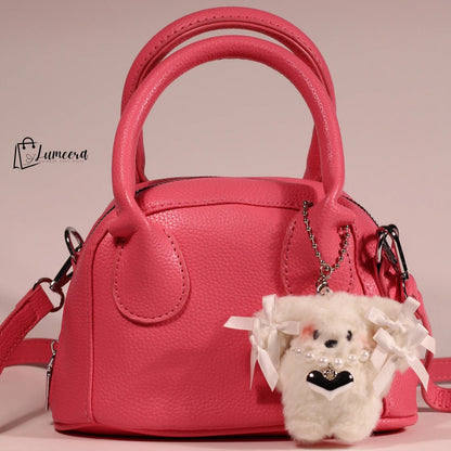 Rosette Charm Hand Bag