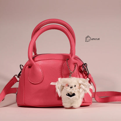 Rosette Charm Hand Bag