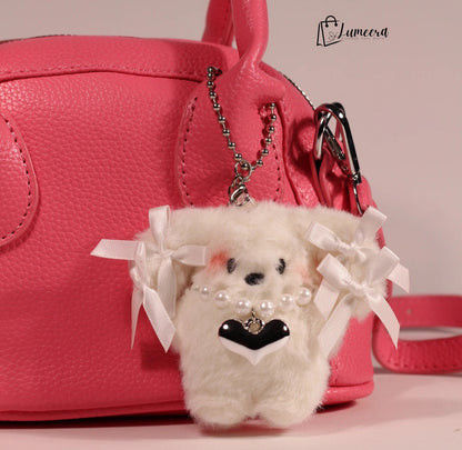 Rosette Charm Hand Bag