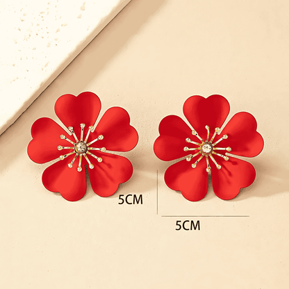 Crimson Ember Earrings
